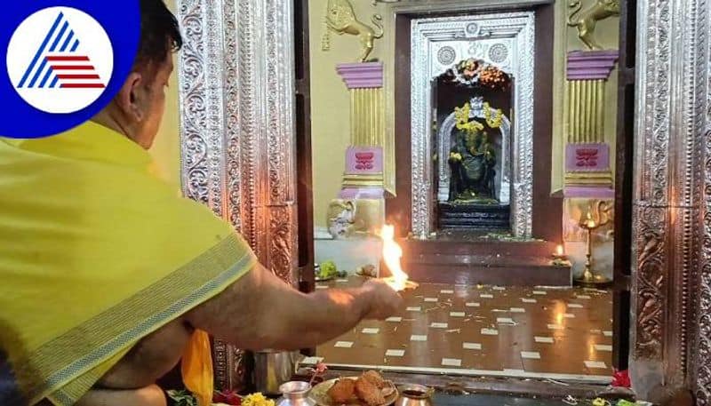 Devotees Perform Special Pooja to Lord Ganesha at Idagunji in Uttara Kannada grg 