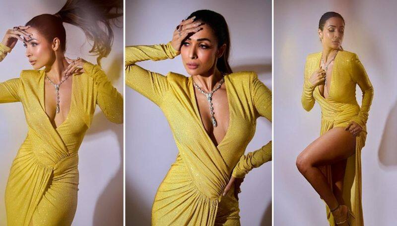 SEXY pictures: Malaika Arora trolled for flaunting her cleavage in BOLD deep-neck yellow gown RBA