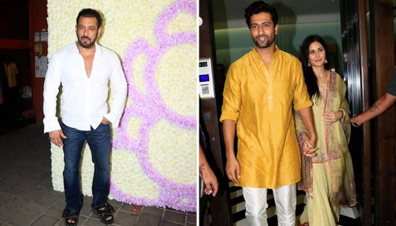 Salman Khan to Katrina Kaif Vicky Kaushal stars visit Arpit Khan Aayush Sharma home for Ganpati darshan drb