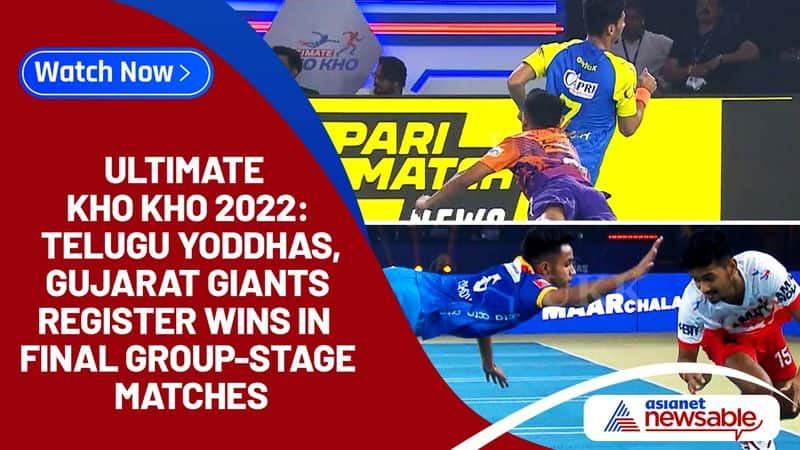 Ultimate Kho Kho 2022, Top moments: Telugu Yoddhas, Gujarat Giants register wins in final group-stage games against Odisha Juggernauts, Rajasthan Warriors-ayh