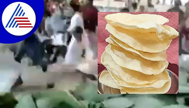 wedding venue turned war site after groom friends ask extra papad in kerala akb