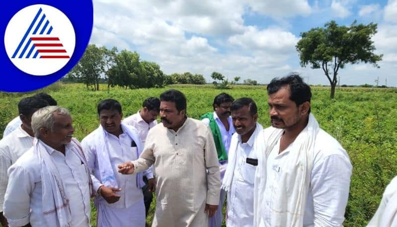 Minister BC Patil visited the rain damaged areas