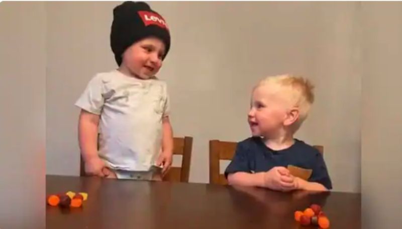 Viral Video Of Babies Eating Forbidden Candy