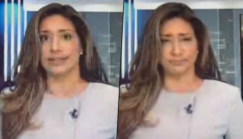 News anchor swallows fly during live broadcast; hilarious video goes viral - gps