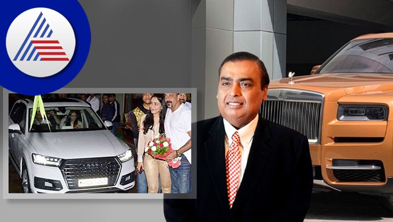 Luxurious cars seen in Ambani ganapati visarhan convoy 