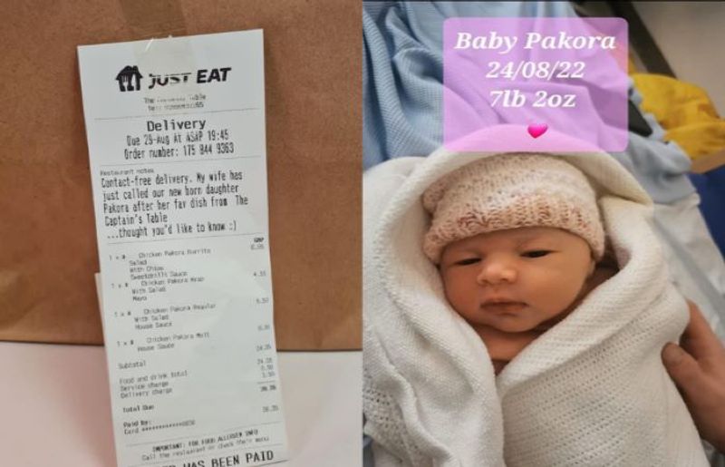 UK couple did not name their daughter Pakora : Restaurant owner make fun for encouraging food industry akb