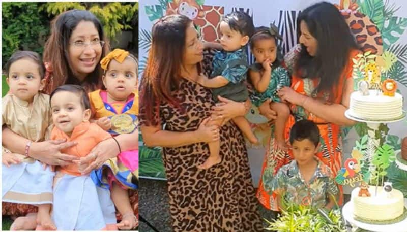 lekshmi nair shares birthday video of triplets