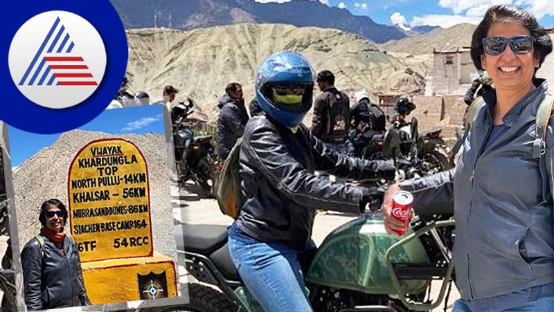 Udupi woman Vilma Fedretia Carvalho adventure on the world's second-highest motorable road gow