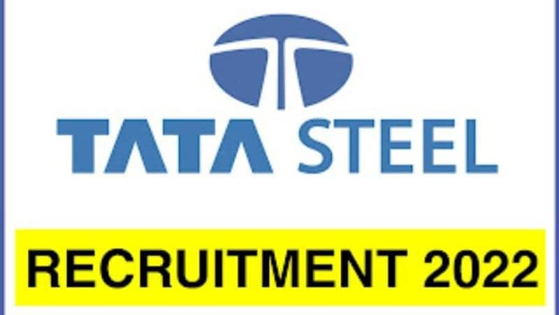 Tata steel recruitment 2022 notification released details here