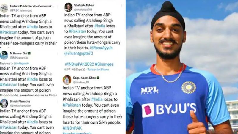 Exposed Pakistani Twitter accounts fuelling hate against Indian bowler Arshdeep Singh