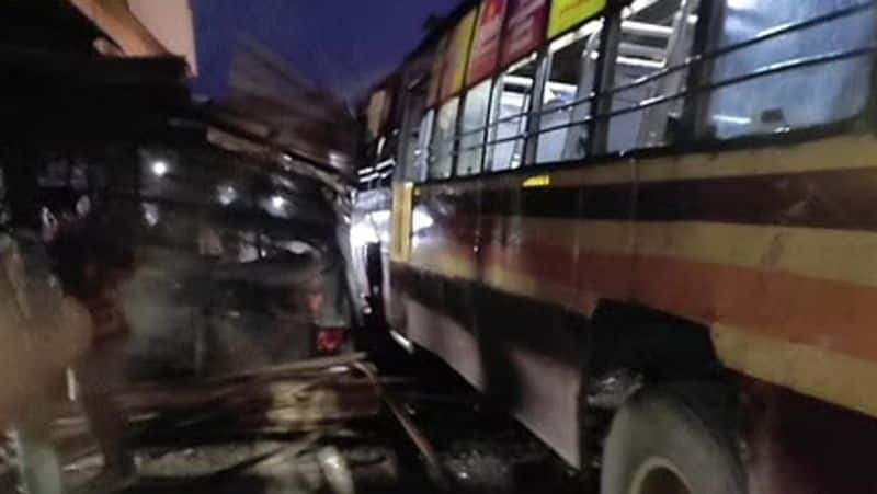 government bus accident... two people killed