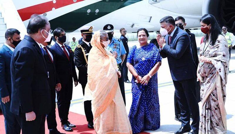 Bangladesh PM Sheikh Hasina arrives in India; know about her four-day tour here - adt 