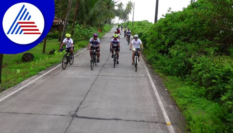 Foreigners appreciate world top cycling Padukere Beach from Udupi gow