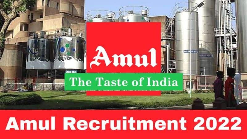 Amul recruitment 2022 apply for multiple posts online