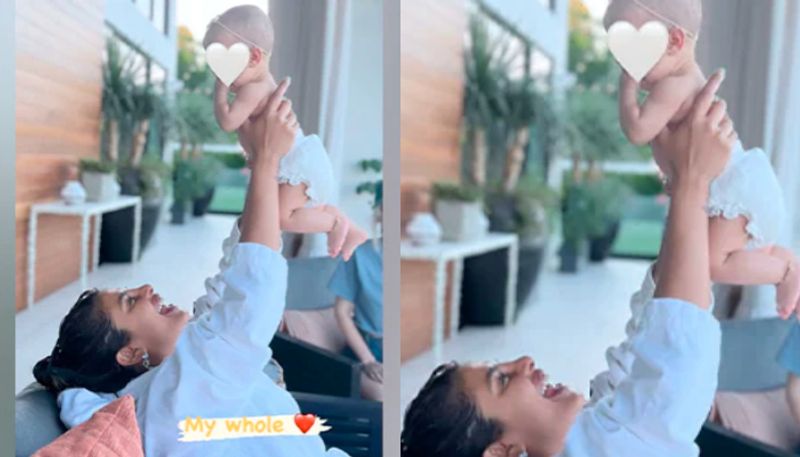 Priyanka Chopra plays with daughter pic viral