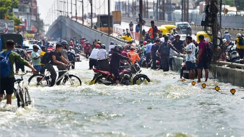 Bangalore floods: karnataka cm blames previous Cong. govts for their maladministration.