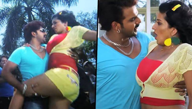 HOT video pictures Bhojpuri SEXY actress Monalisa and Pawan Singh dance in Uttar Ke Dupatta is must WATCH RBA