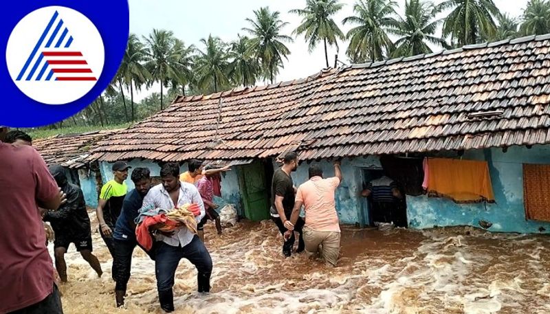 after heavy rain new newborn baby and bananti rescued in belagavi gow