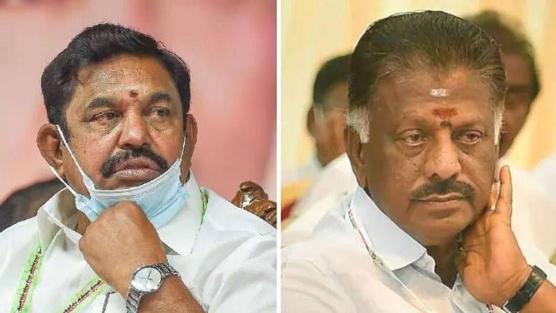 Aiadmk o panneerselvam meets panruti ramachandran at chennai eps shock