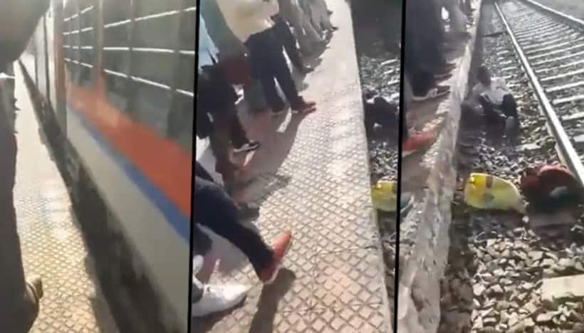 Train passes over passenger at UP's railway station; Find out what happens next