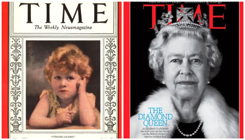 queen Elizabeth time magazine cover girl in the age of three