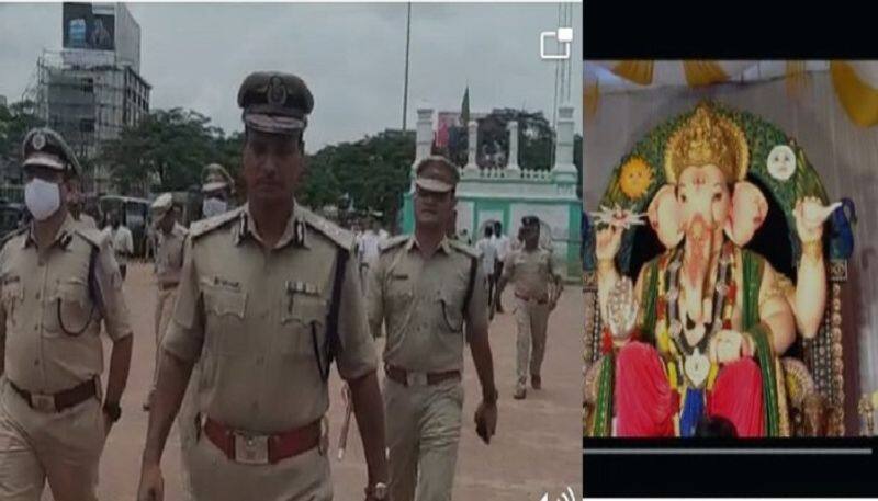 3 thousand Police Security To Ganesh visarjane In Hubballi rbj