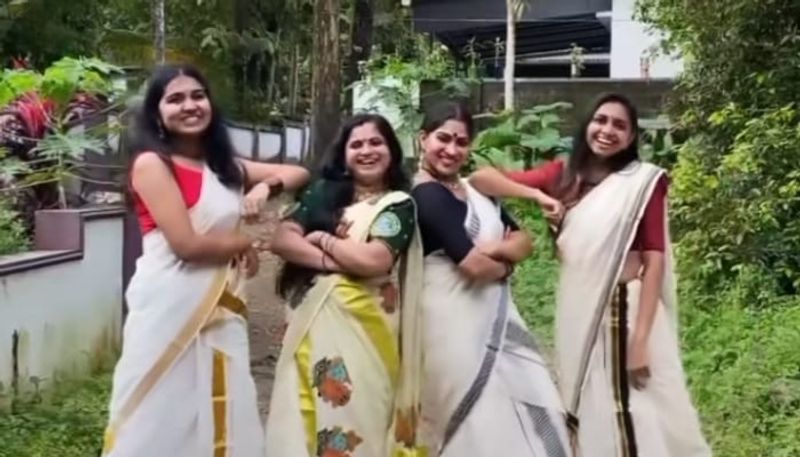 swasika vijay instagram onam reels video 