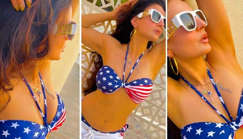 Sexy video and pictures Ameesha Patel looks drool worthy in tiny bikini drb