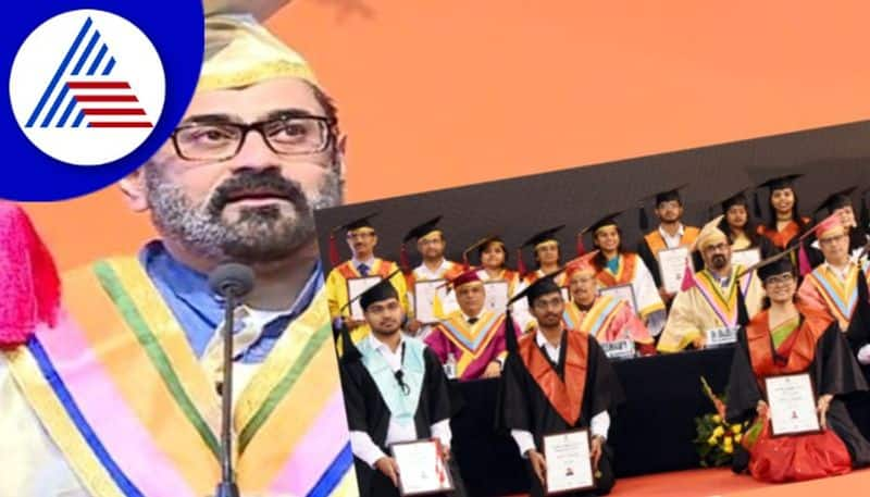 Union Minister Rajeev Chandrasekhar addressed at7th convocation of PES University in Bengaluru rav