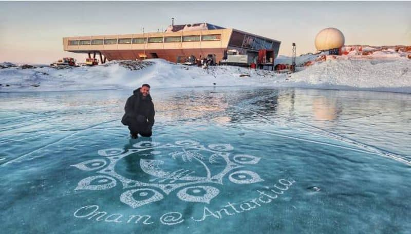 Onam Celebration in Antarctica