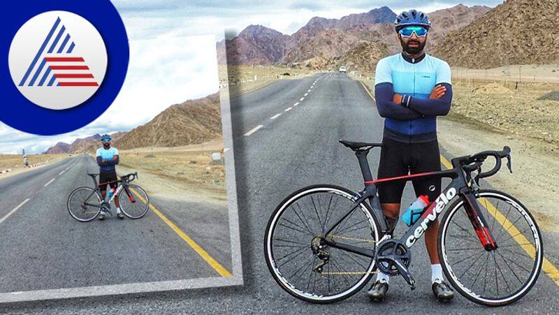 Kashmiri Cyclist Attempts Leh-to-Manali Ride in 30 Hours Vin