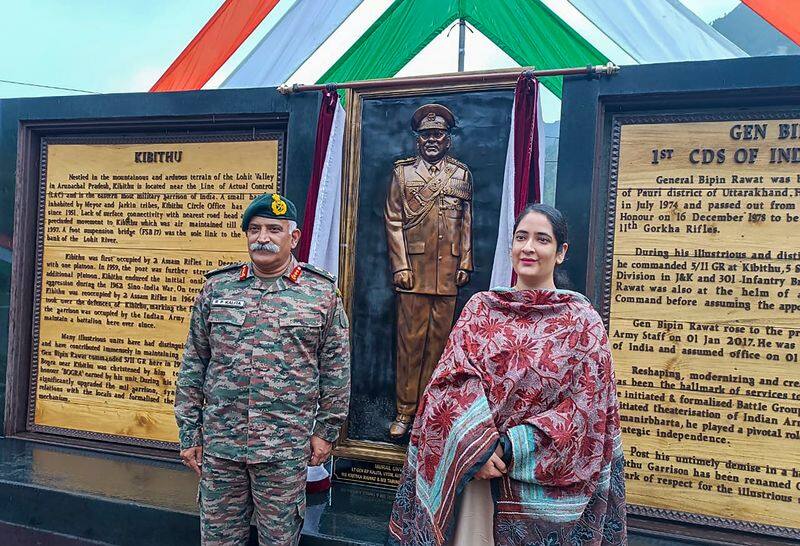 Arunachal Pradesh: Military camp, road in Kibithu named after India's first CDS General Bipin Rawat snt