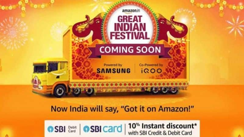 Amazon Great Indian Festival Sale starts from September 23 huge discount on Samsung Xiaomi iQOO phones