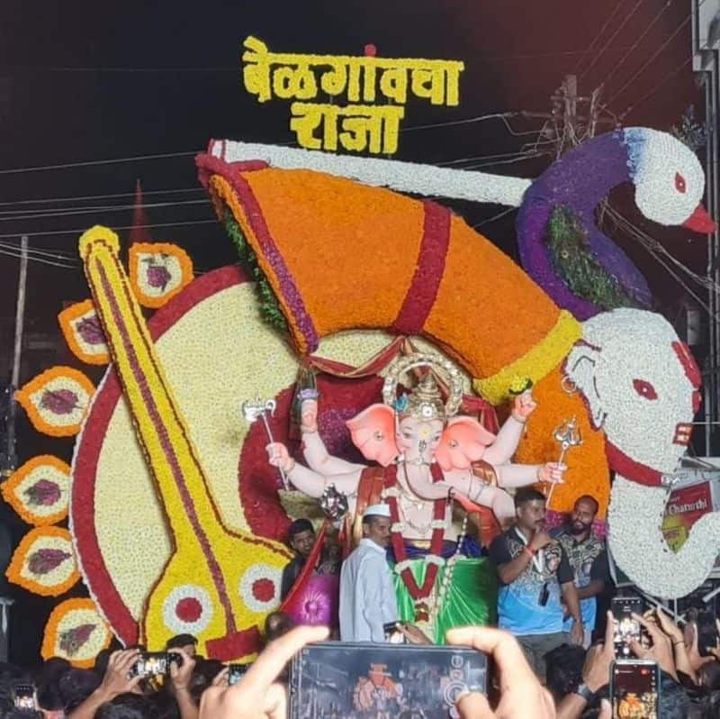 Belagavi ACP Narayan Barmani Dance During Ganesh Immersion grg