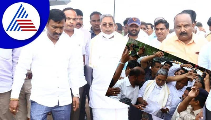 siddaramaiah visites rain damaged areas badami at bagalkote rav