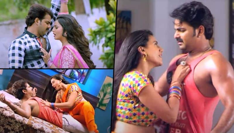 Bhojpuri HOT actress Akshara Singh and Pawan Singh's SEXY bedroom romance goes viral (WATCH) RBA