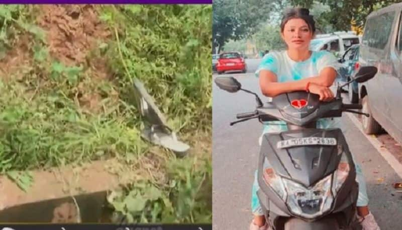 23 year Young Girl dies after falling into drainage From scooter In Bengaluru rbj