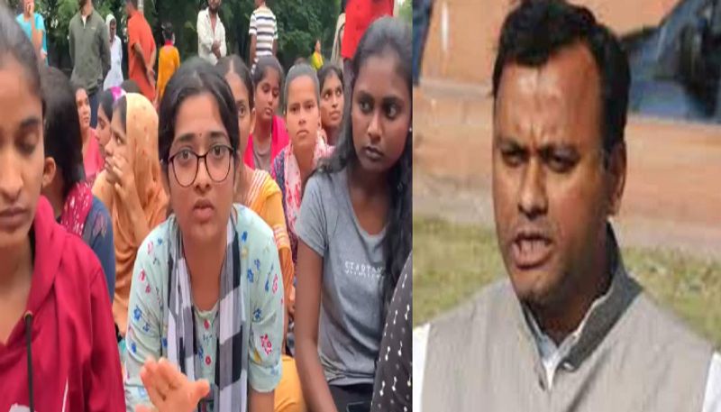 Komatireddy Rajagopal reddy questions Minister sabitha indra reddy by Sharing OU Students protest video