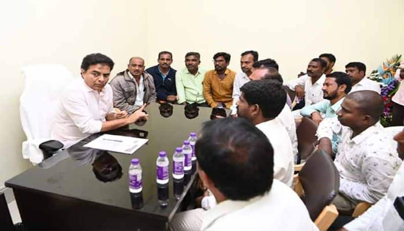 VRA Association Delegates Meeting with  Telangana minister KTR