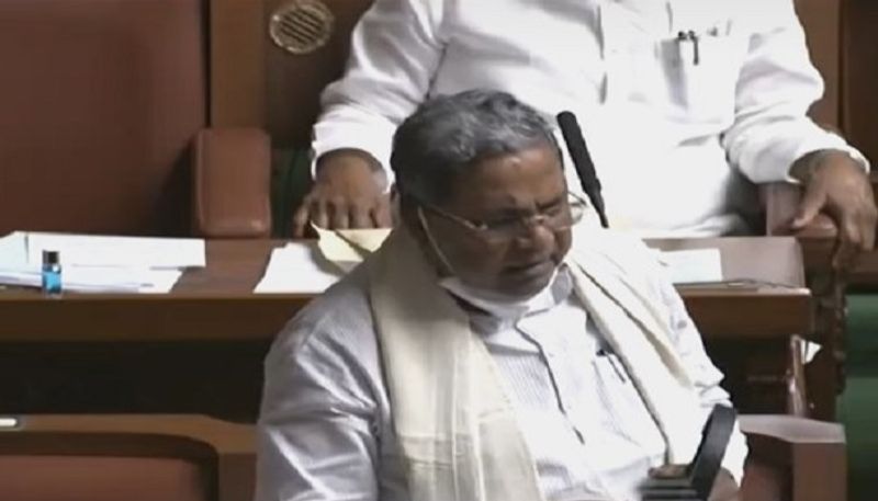 Egg attack Siddaramaiah Hits out at BJP MLAs During Karnataka Assembly Session rbj 