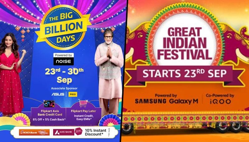 Amazon Great Indian Festival Flipkart Big Billion Days sale Know dates offers on iPhones gadgets more gcw