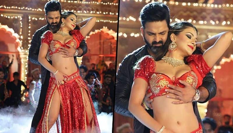 Pics and video Namrata Malla SEXY Laal Ghaghra dance with Pawan Singh is OUT Watch drb