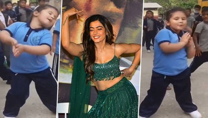 Viral Stuff: Rashmika Mandanna shares cute video of school girl dancing to Pushpa hit song Saami Saami- WATCH