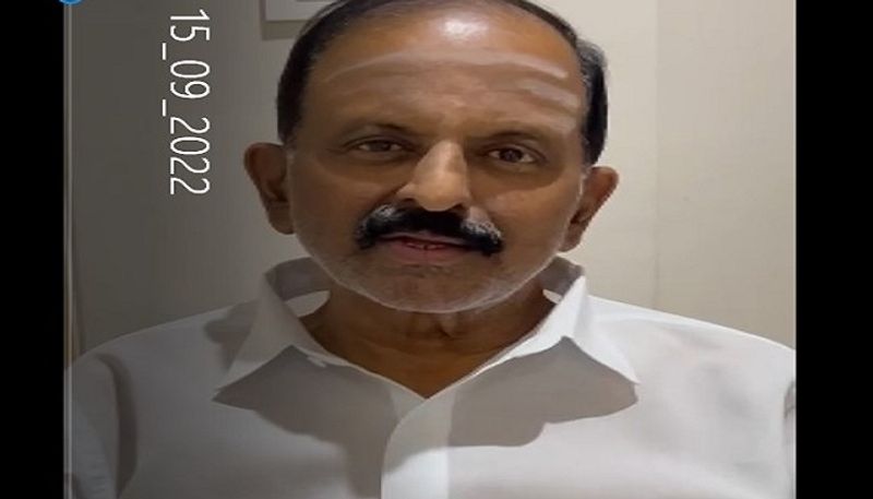 Karnataka assembly deputy speaker Anand Mamani releases Video Statement On His Health condition rbj