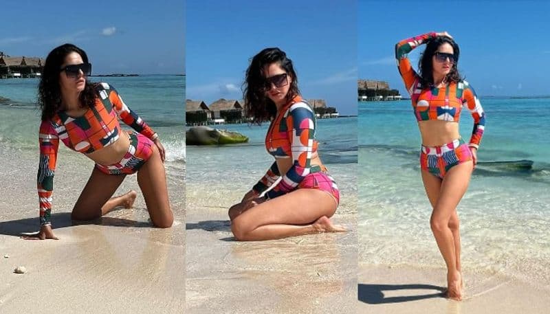 Bikini pictures, videos: Sunny Leone enjoying vacay in Maldives; 41-year-old looks perfect in swimwear (WATCH) RBA