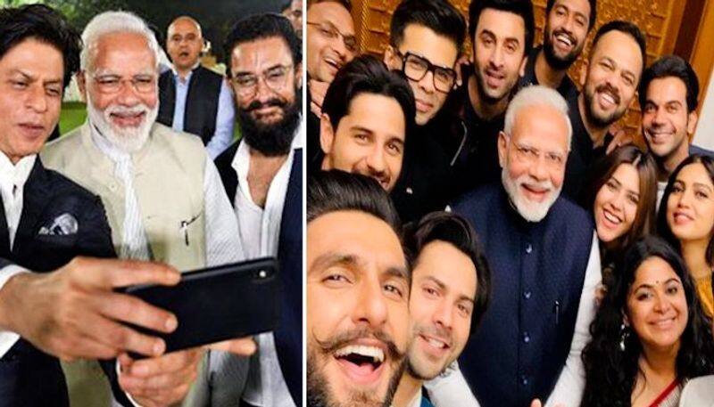 Modi birthday Bollywood iconic selfies with the Prime Minister of India drb