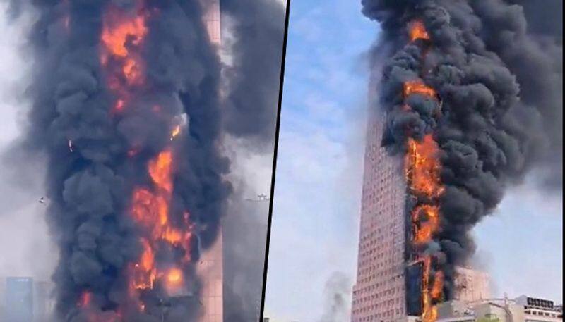 Major fire engulfs skyscraper in China's Changsha city; casualties 'currently unknown' - adt 