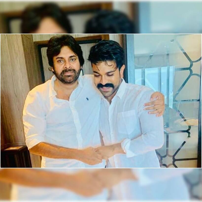 అబ్బాయ్‌  రామ్‌చరణ్‌కి అప్పు ఎగ్గొట్టిన బాబాయ్‌ పవన్‌.. వీడియో వైరల్‌ 