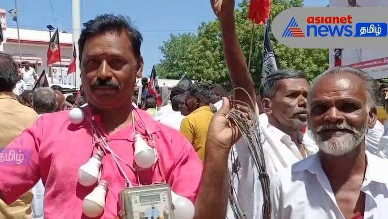 Tirunelveli AIADMK protest against Power tariff protest against Tamil Nadu government