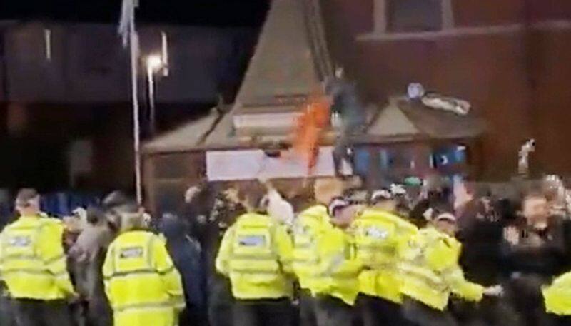 UK Mob vandalises temple, desecrates saffron flag in Leicester city - adt 